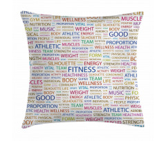 Psychical Activity Word Pillow Cover