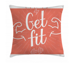 Bodybuilder Arms Biceps Pillow Cover