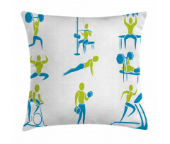 Gym Activity Equipment Pillow Cover