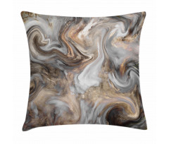 Retro Paintbrush Colors Pillow Cover