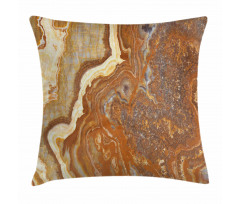 Natural Travertine Facet Pillow Cover