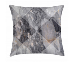 Geometric Grunge Facet Pillow Cover