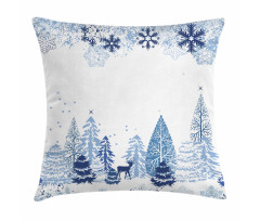 Winter Forest Pillow Cover