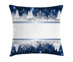 Yule Winter Border Pillow Cover