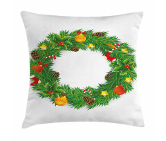 Dressed Wreath Pillow Cover