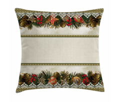 Vintage Ornate Nature Pillow Cover