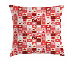 Pink Cone Stars Pillow Cover
