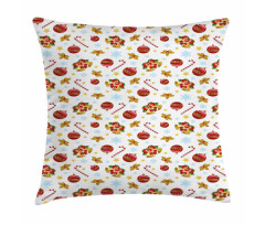 Xmas Ornaments Bells Pillow Cover