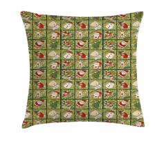 Teddy Bears Santa Pillow Cover