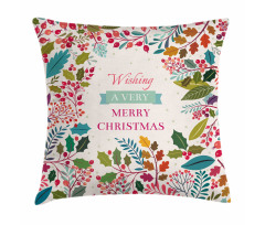 Blossoms Herbs Pillow Cover