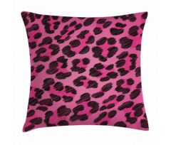 Vibrant Leopard Skin Pillow Cover