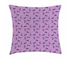 Little Kittens Hearts Pillow Cover