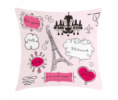 Doodle Frames French Pillow Cover