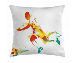 Soccer Player Athlete Pillow Cover