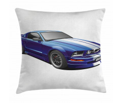 Race Car Vivid Kids Pillow Cover