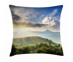Sunrise Woodland Pillow Cover