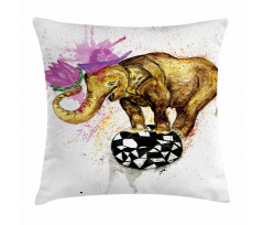 Giant Animal Flowers Pillow Cover
