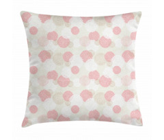 Soft Spring Floral Motif Pillow Cover