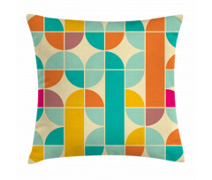 Funky Mosaic Forms Pillow Cover