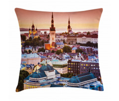 Tallinn Estonia City Pillow Cover