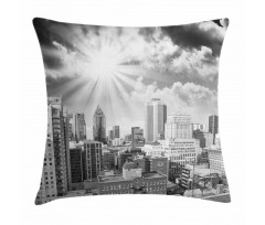 Aerial Montreal Pillow Cover