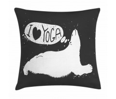 Polar Bear Grunge Pillow Cover