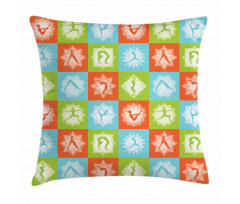 Mind and Body Poses Lotus Pillow Cover