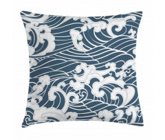 River Storm Retro Pillow Cover