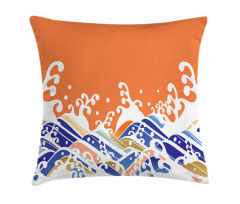 Vibrant Spindrift Pillow Cover