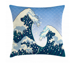 Ocean Wind Art Pillow Cover
