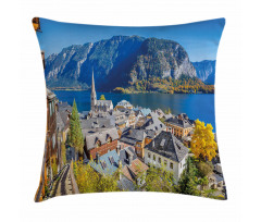 Mountain Village Austria Pillow Cover