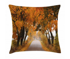 Serene Vivid Maple Trees Pillow Cover