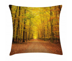 Seasonal Scenic Park Pillow Cover