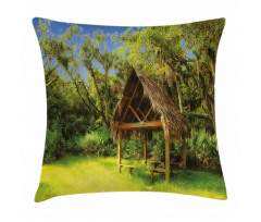 Tropic Hut Woods Pillow Cover
