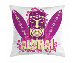 Aloha Surfboards Pillow Cover