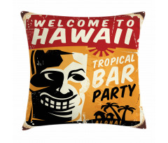 Tropic Bar Party Pillow Cover
