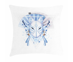 Fox Mask Kitsune Pillow Cover