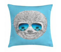 Hawaiian Beach Hipster Pillow Cover