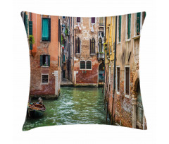 Famous Streets on Water Pillow Cover
