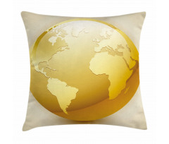 Vivid Earth Sphere Pillow Cover