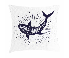 Spirit of Adventure Fish Pillow Cover