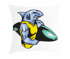 Grumpy Surfer Muscle Body Pillow Cover