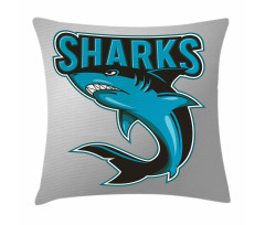 Angry Danger Fish Fins Pillow Cover