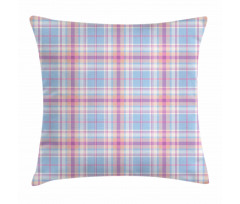 Vintage Plaid Pattern Pillow Cover