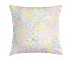 Blooming Flowers Spring Pillow Cover