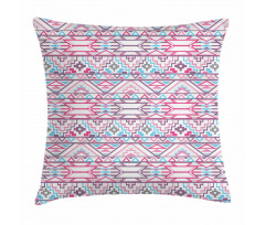 Aztec Inspired Ikat Seem Pillow Cover