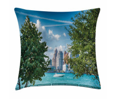 Summer Afternoon River Pillow Cover