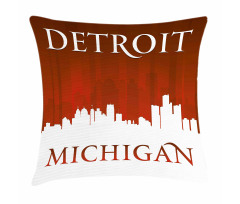 Michigan City Letters Pillow Cover