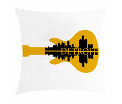 Electric Guitar Music Pillow Cover