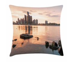 Idyllic Sunset View Pillow Cover
